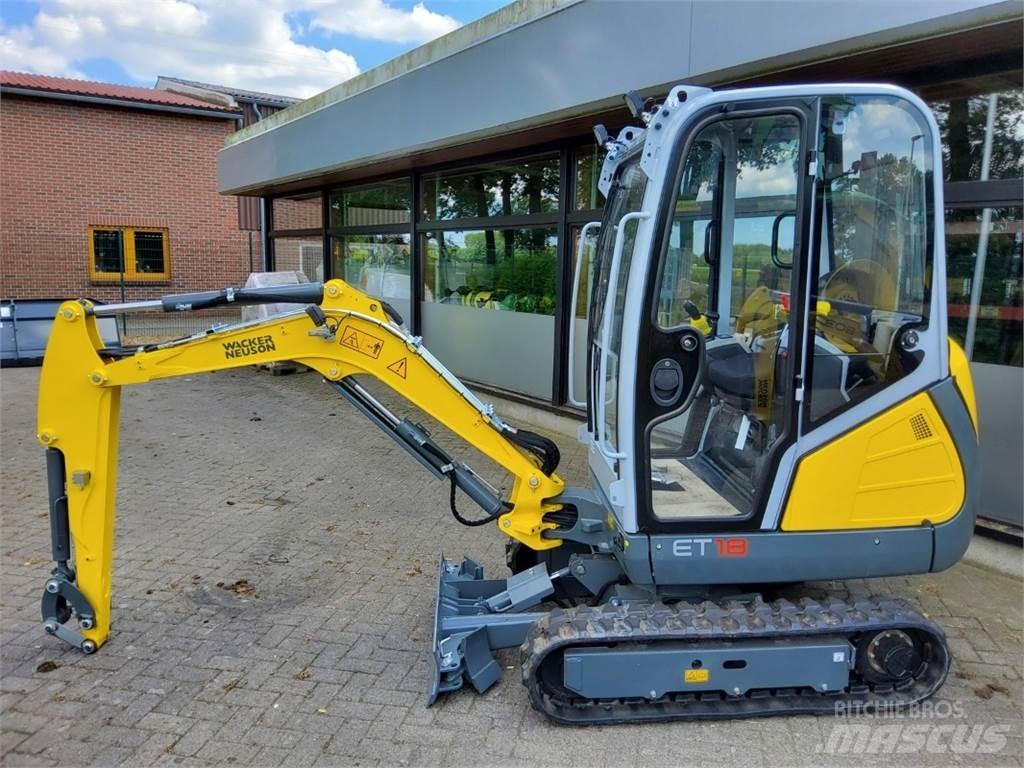 Wacker ET 18 Mini ekskavatörler, 7 tona dek