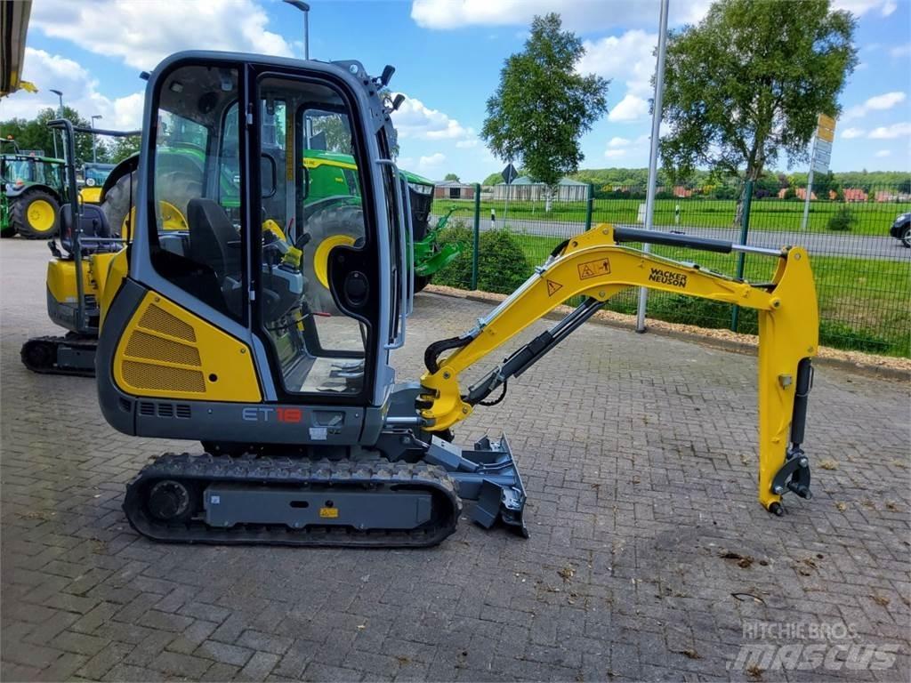Wacker ET 18 Mini ekskavatörler, 7 tona dek
