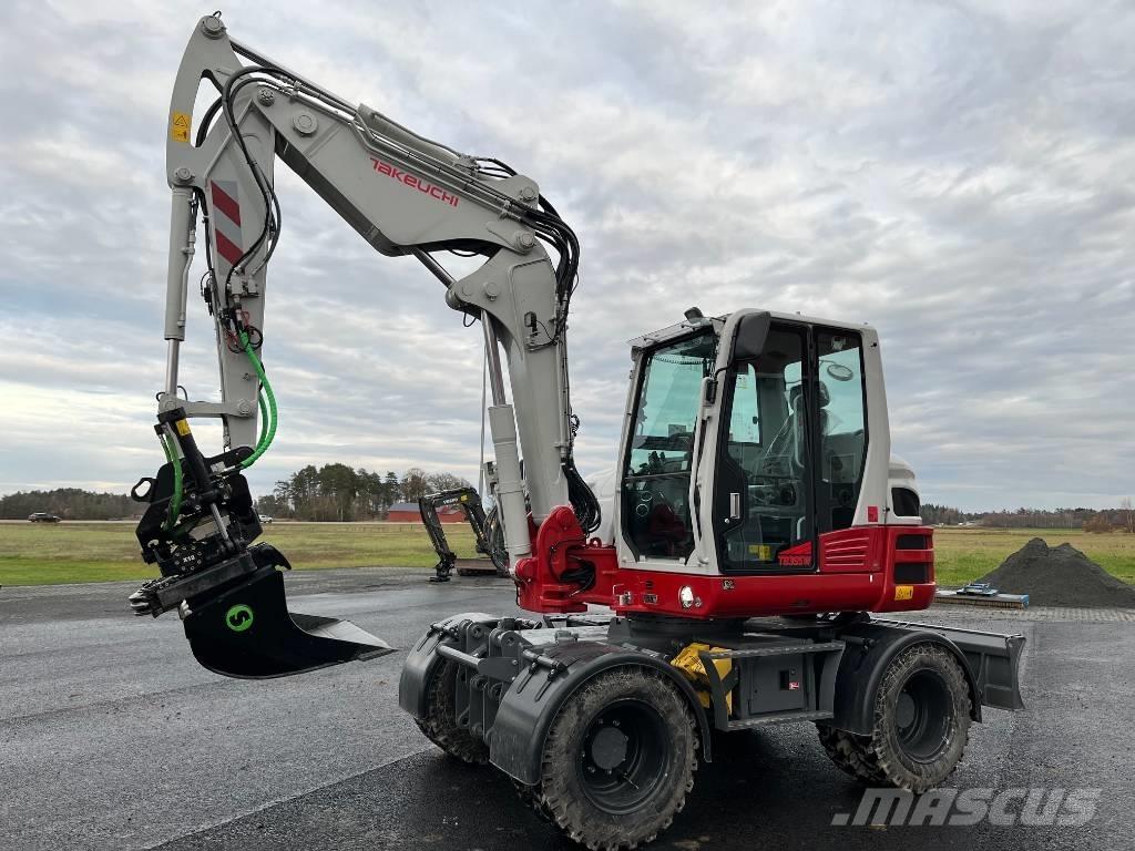 Takeuchi TB 395 W Lastik tekerli ekskavatörler