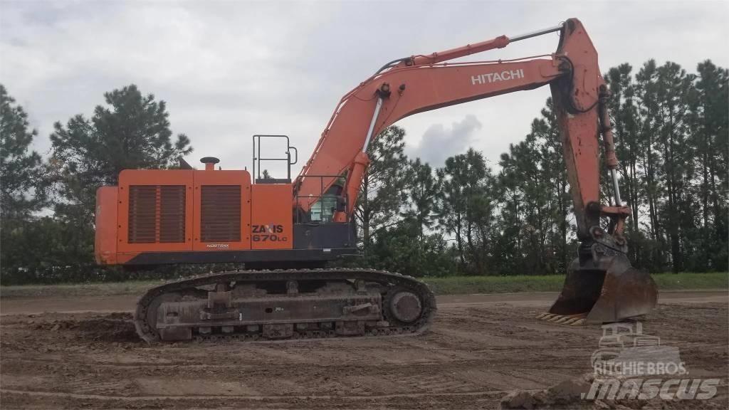 Hitachi ZX 670 Paletli ekskavatörler