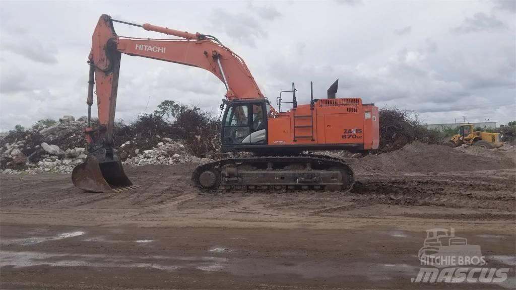 Hitachi ZX 670 Paletli ekskavatörler