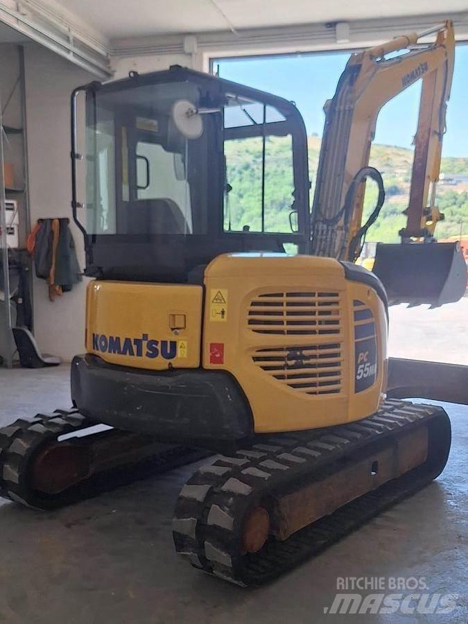 Komatsu PC55 MR-3 Mini ekskavatörler, 7 tona dek