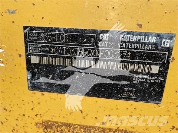 CAT 335F LCR Paletli ekskavatörler