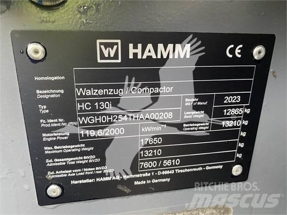 Hamm HC130i Tek tamburlu silindirler