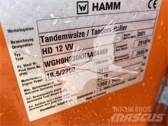 Hamm HD12VV Tek tamburlu silindirler