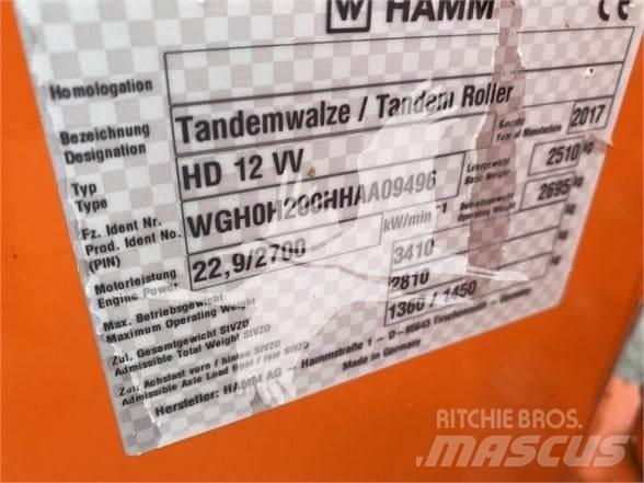 Hamm HD12VV Tek tamburlu silindirler