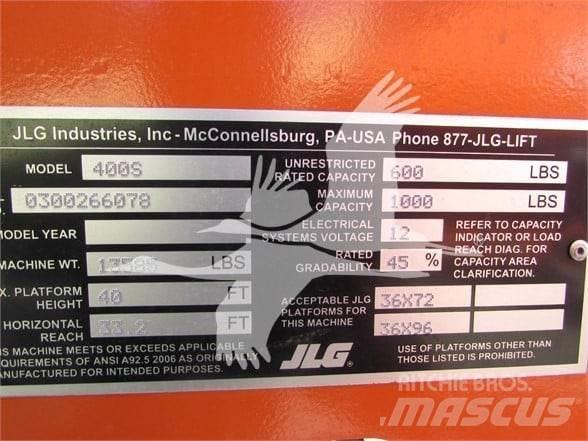 JLG 400S Teleskopik personel platformları