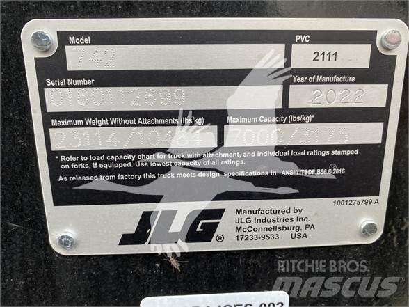 JLG 742 Teleskopik yükleyiciler