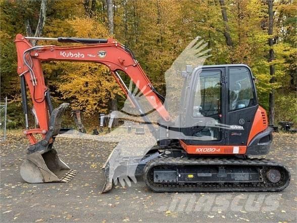 Kubota KX080-4 Paletli ekskavatörler