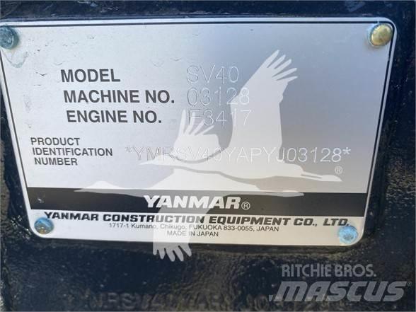 Yanmar SV40 Mini ekskavatörler, 7 tona dek