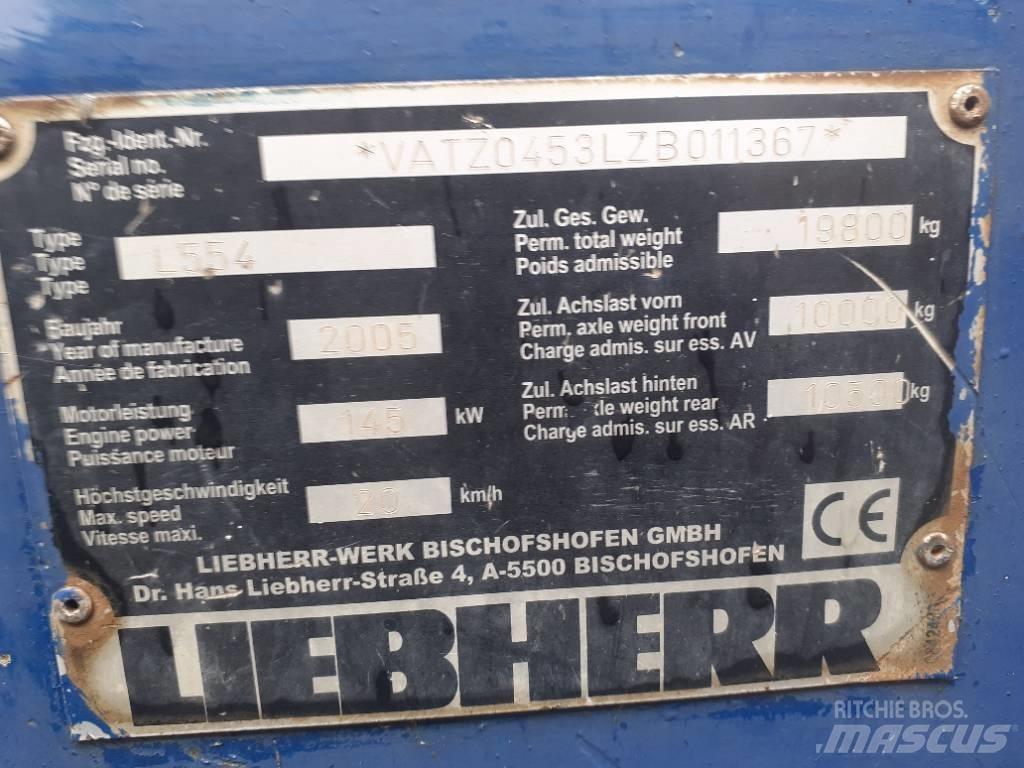 Liebherr L 554 Tekerlekli yükleyiciler