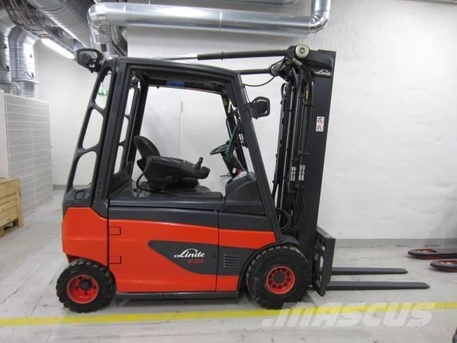 Linde E25 Elektrikli forkliftler