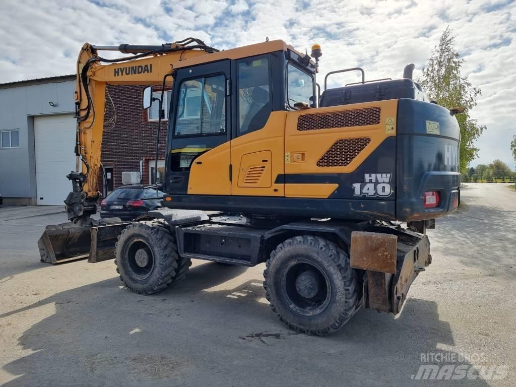Hyundai HW 140 Lastik tekerli ekskavatörler