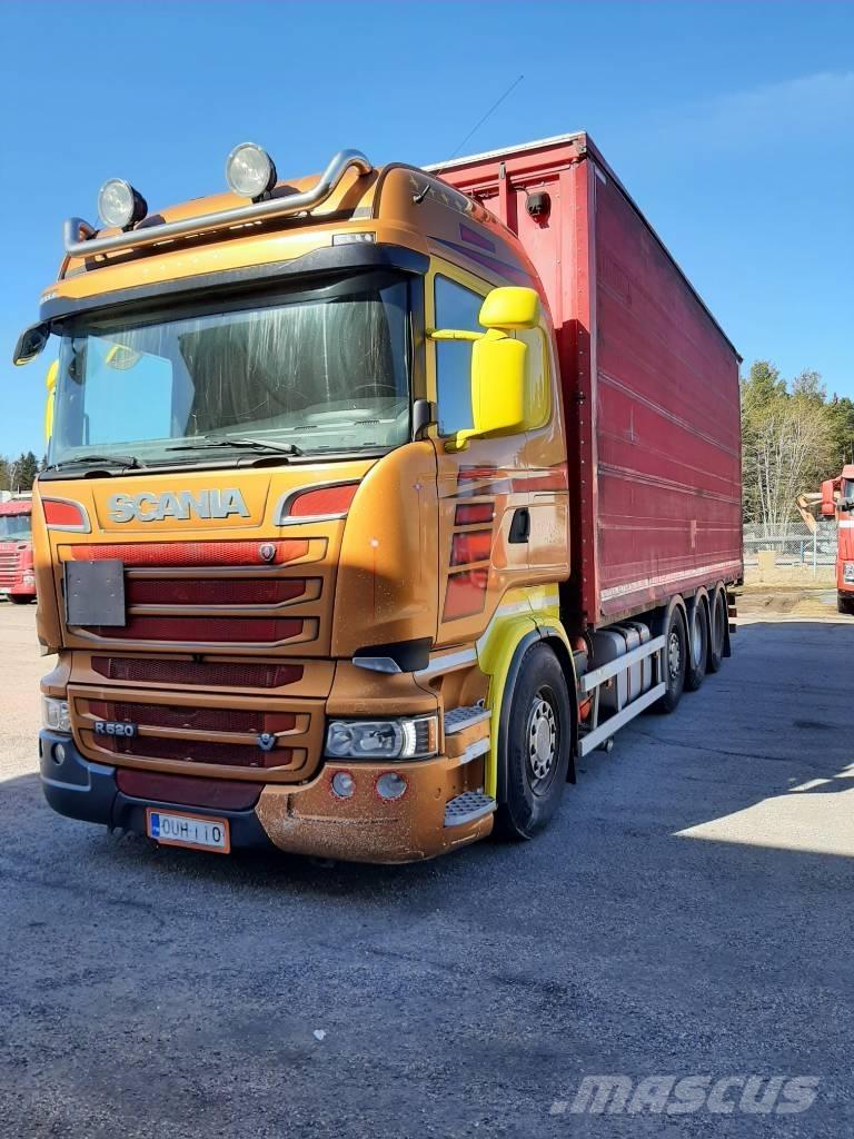 Scania R 520 Kayar tenteli kamyonlar