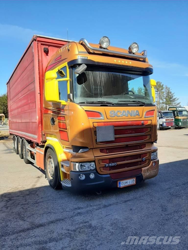 Scania R 520 Kayar tenteli kamyonlar