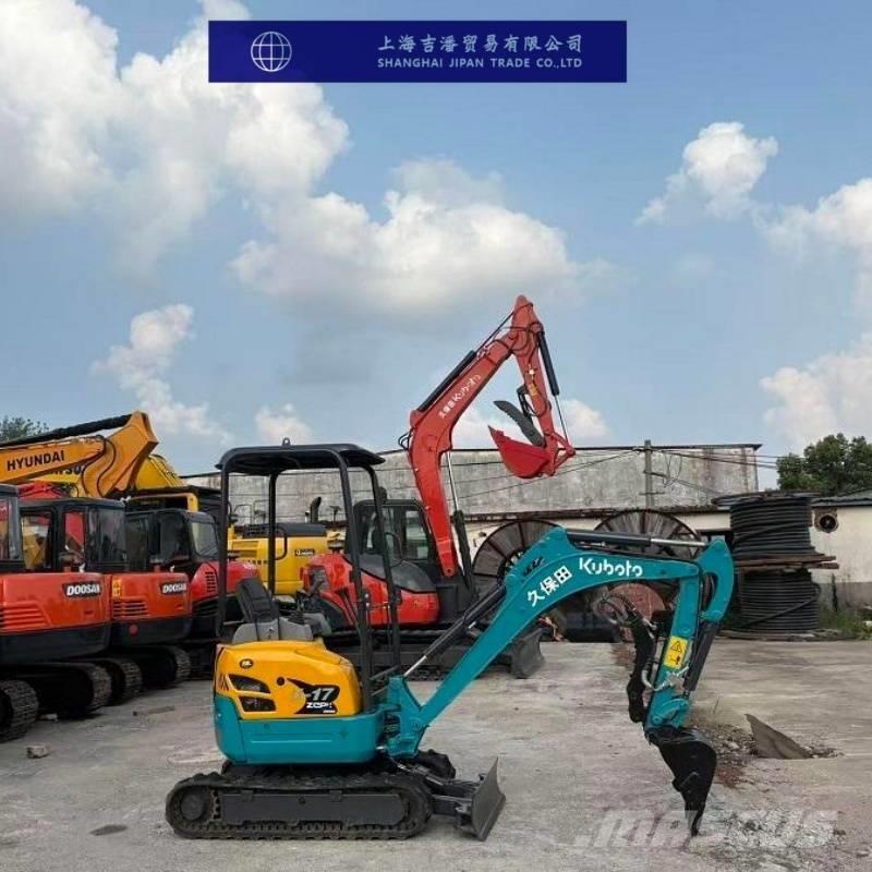 Kubota U 17 Mini ekskavatörler, 7 tona dek