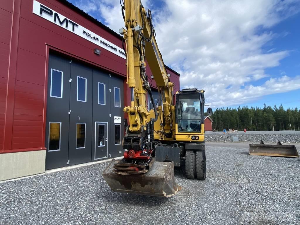 Komatsu PW 148-10 Lastik tekerli ekskavatörler