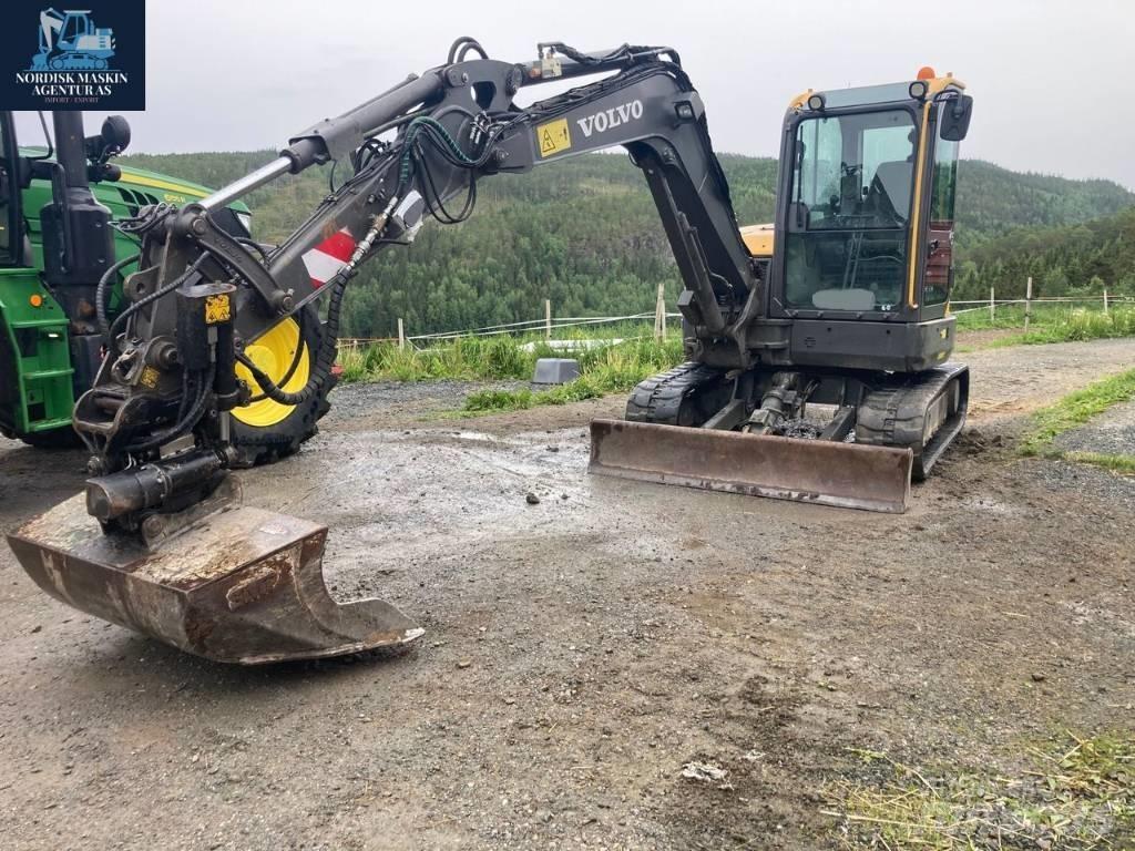 Volvo ECR 58 D Mini ekskavatörler, 7 tona dek