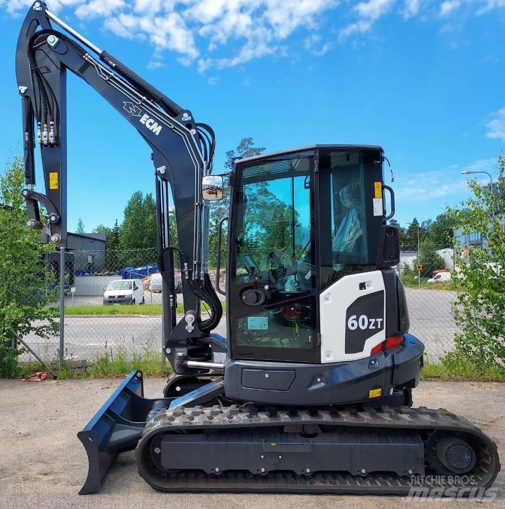 ECM 60ZT Mini ekskavatörler, 7 tona dek