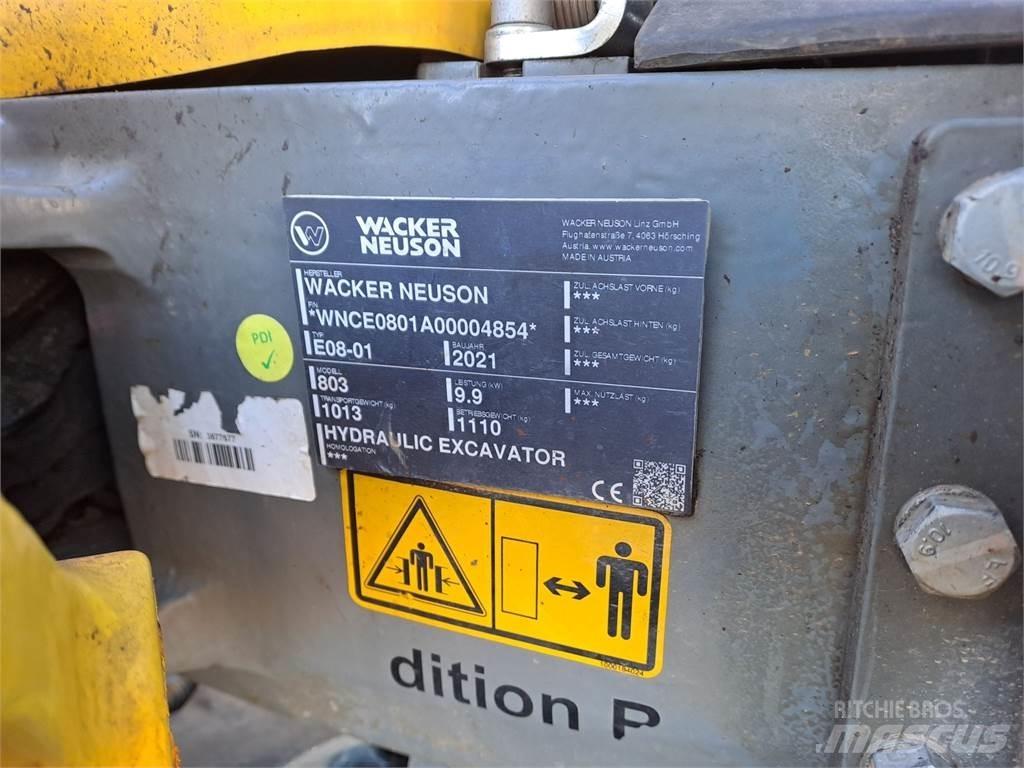Wacker Neuson 803 Paletli ekskavatörler