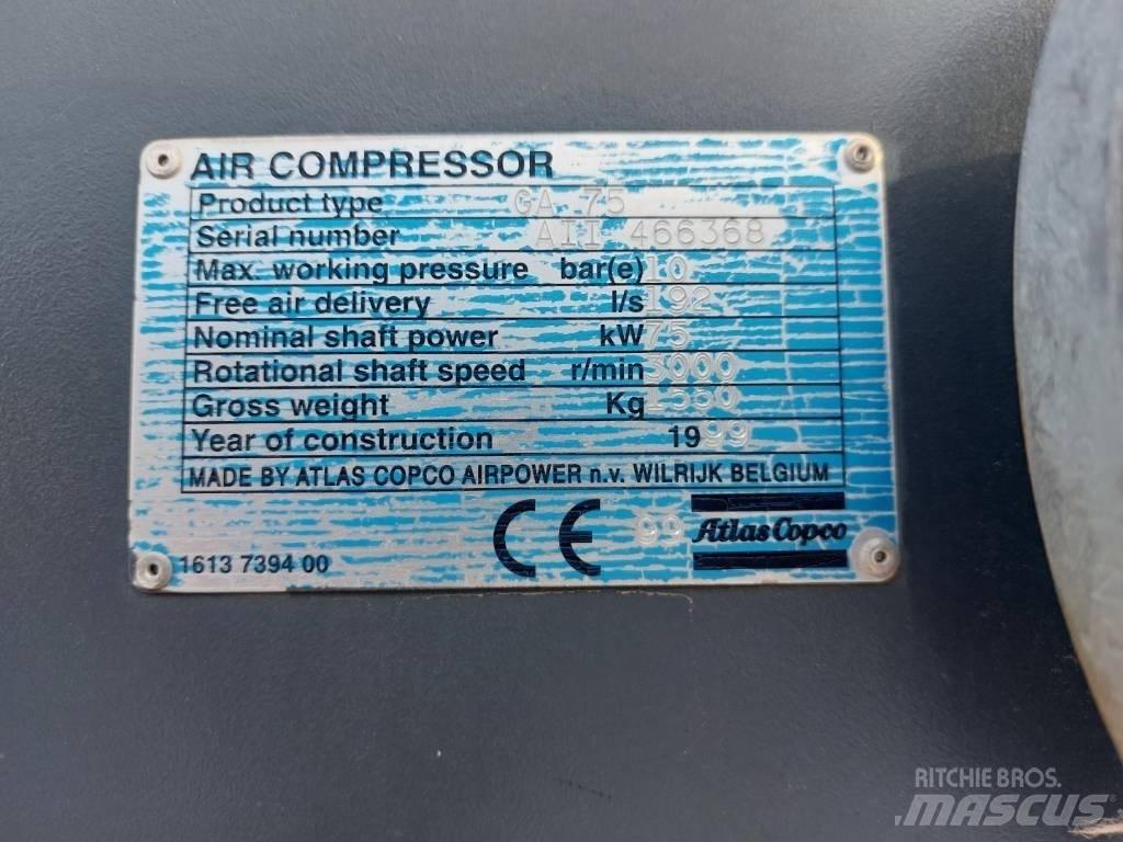 Atlas Copco GA 75 Kompresörler