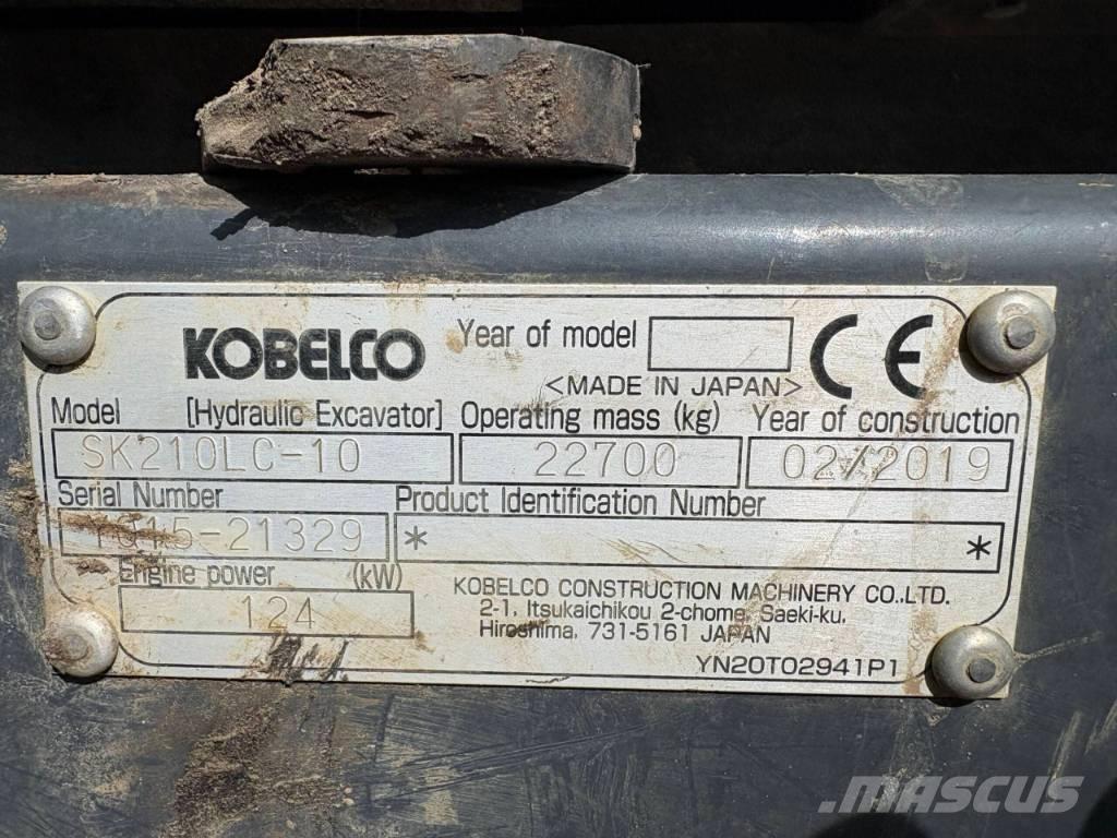 Kobelco SK 210 LC-10 Paletli ekskavatörler