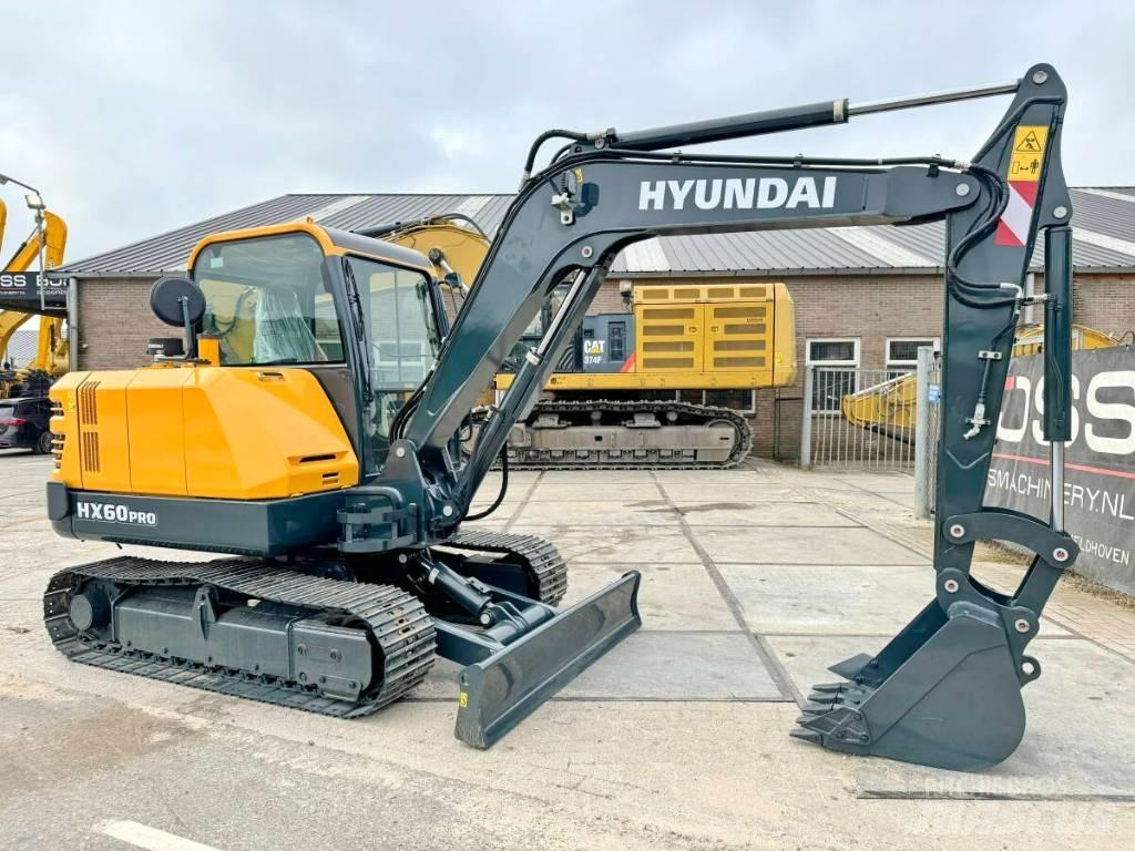 Hyundai HX 60 Pro Mini ekskavatörler, 7 tona dek