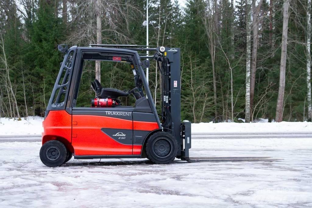 Linde E 50 Elektrikli forkliftler