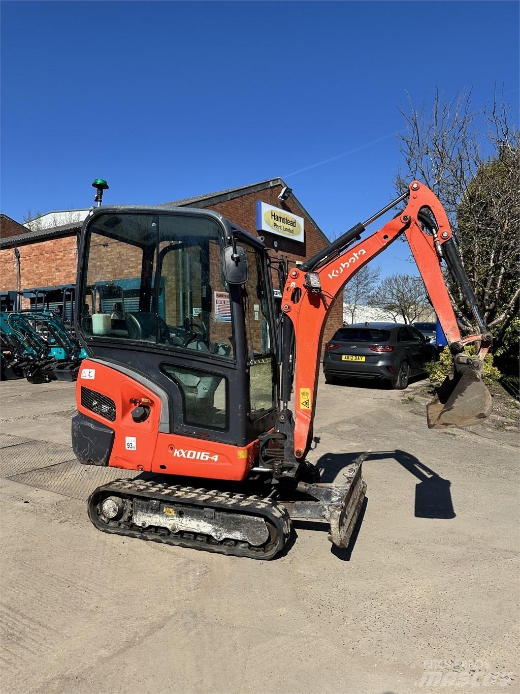 Kubota KX 016-4 Mini ekskavatörler, 7 tona dek