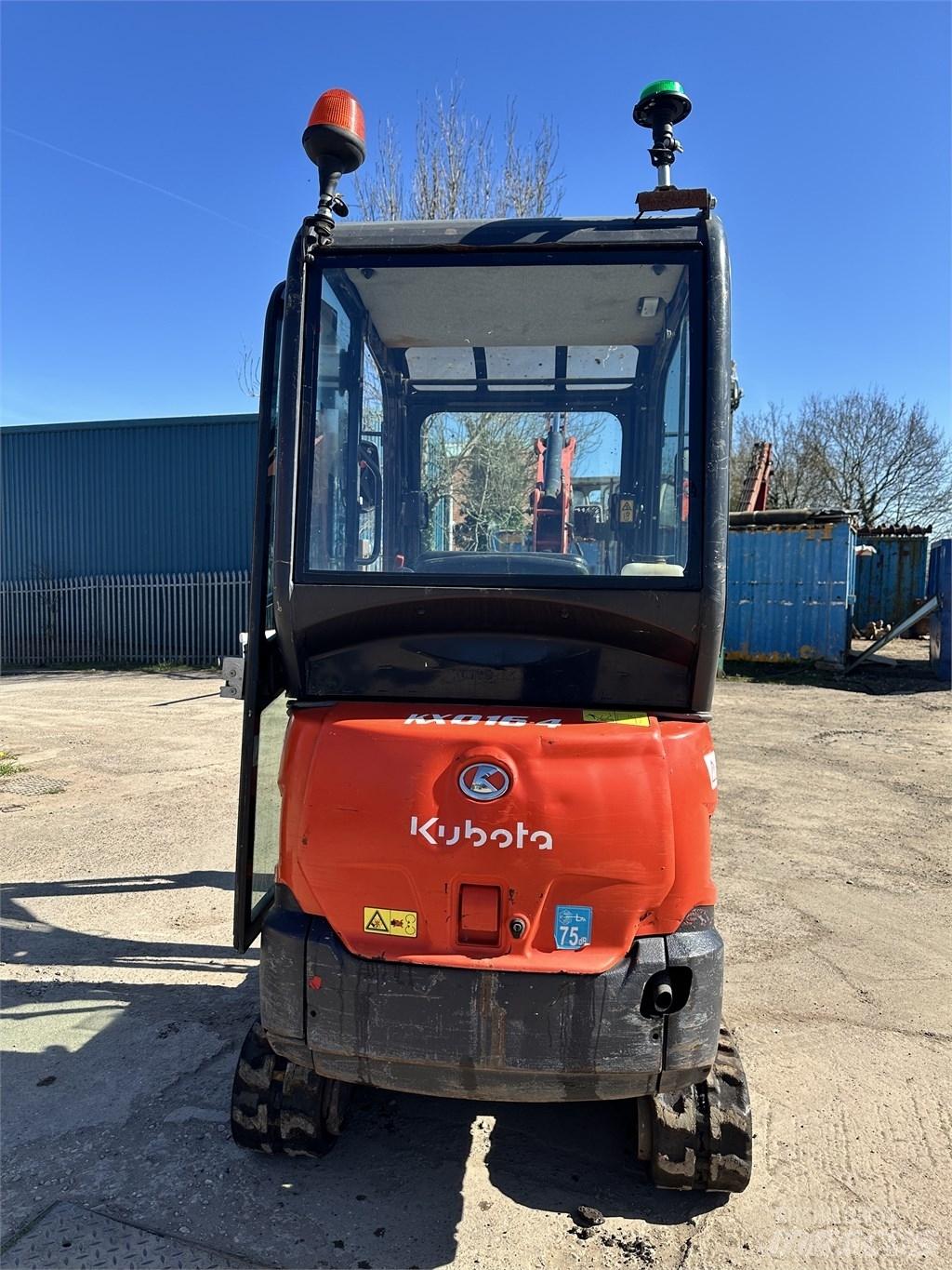 Kubota KX 016-4 Mini ekskavatörler, 7 tona dek