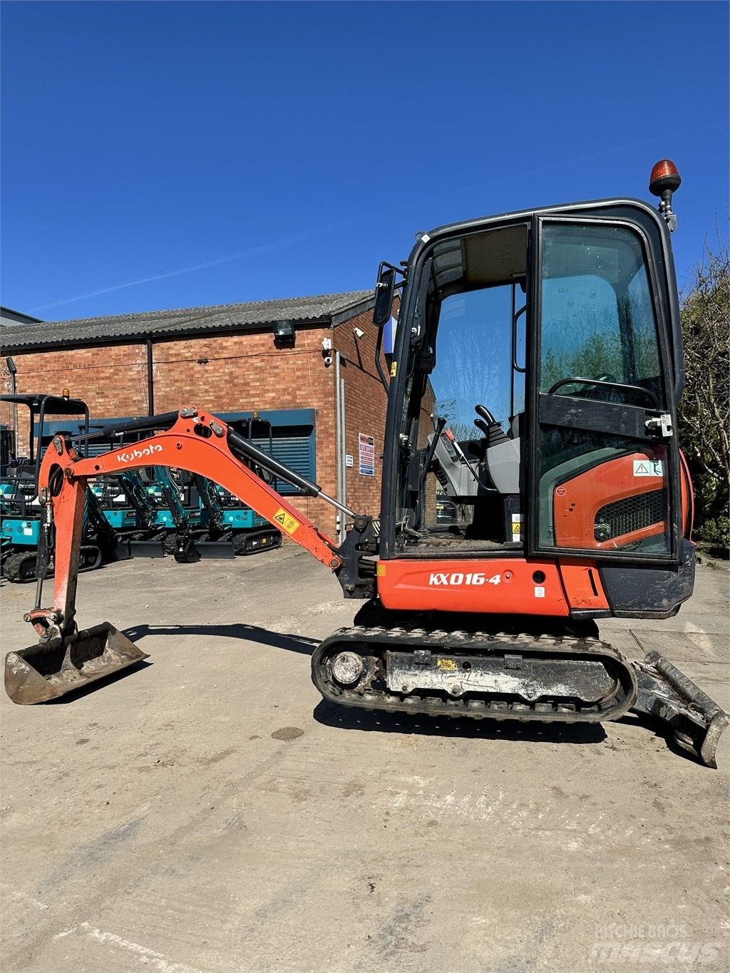 Kubota KX 016-4 Mini ekskavatörler, 7 tona dek