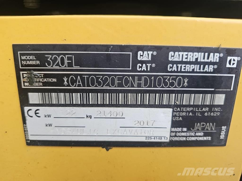 CAT 320FL Paletli ekskavatörler