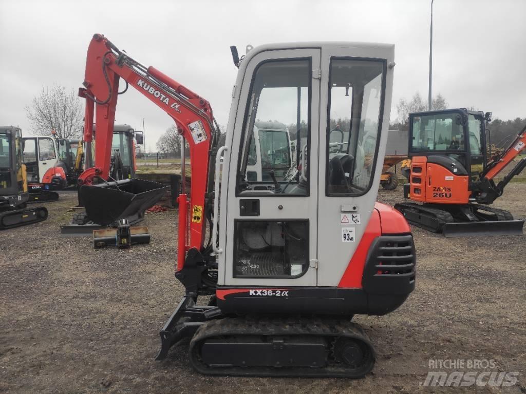 Kubota KX 36-2 alfa Mini ekskavatörler, 7 tona dek