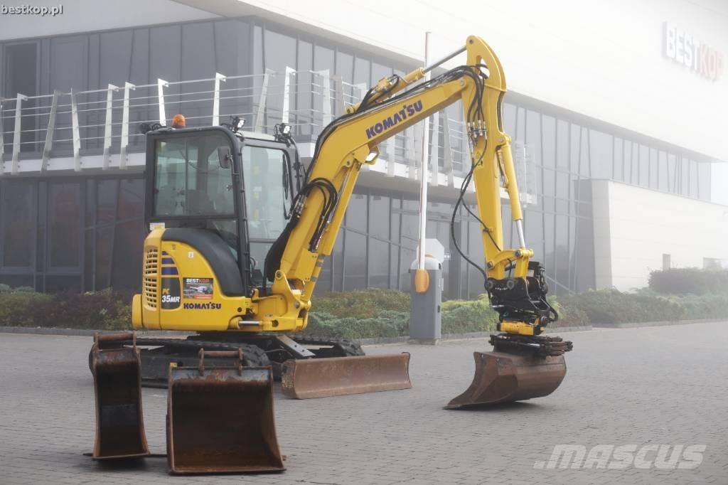 Komatsu PC 35 MR-5 Mini ekskavatörler, 7 tona dek