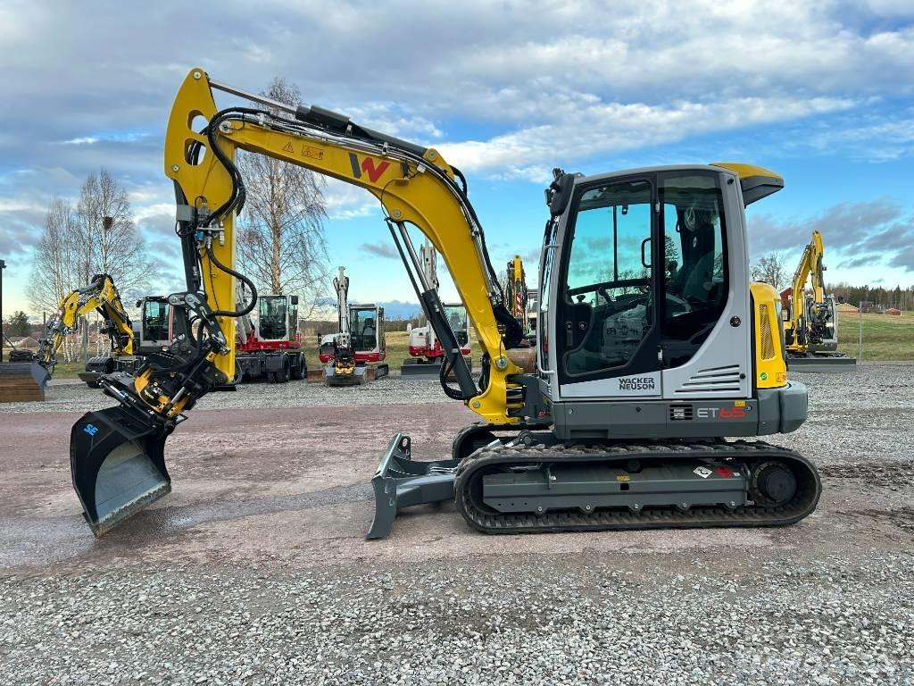 Wacker Neuson ET65 Mini ekskavatörler, 7 tona dek