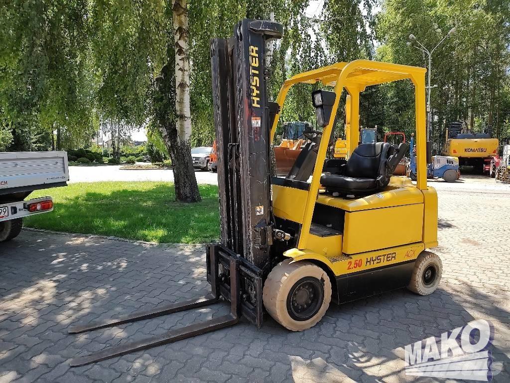 Hyster J 2.50 XM Elektrikli forkliftler