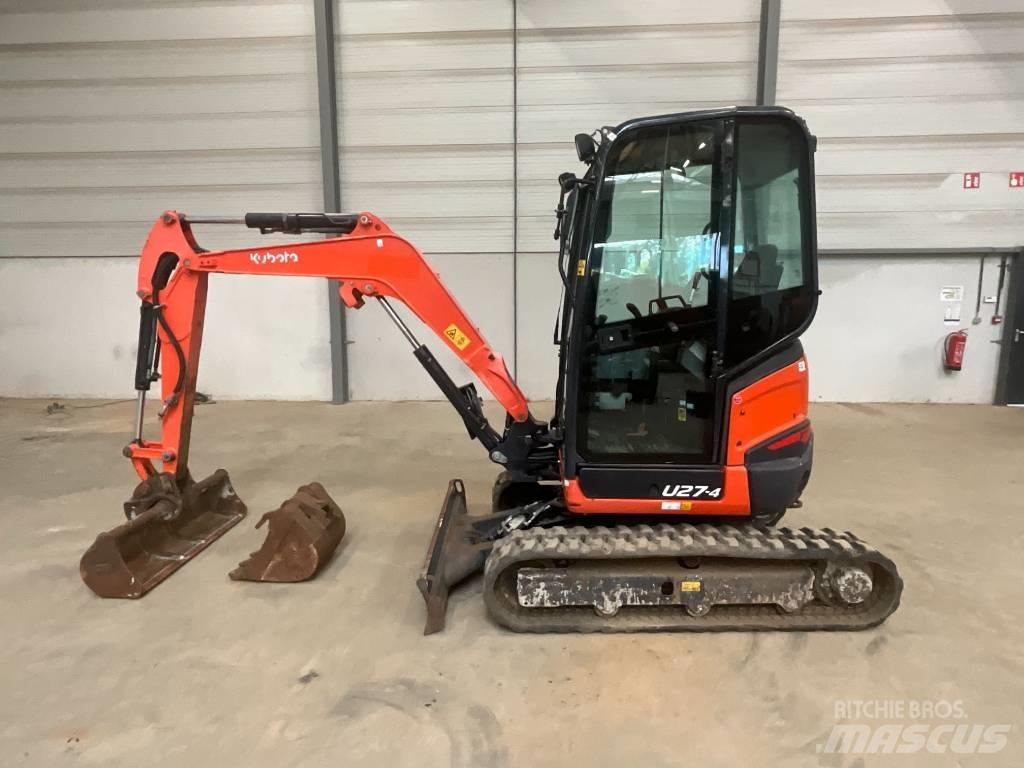 Kubota U 27-4 Mini ekskavatörler, 7 tona dek