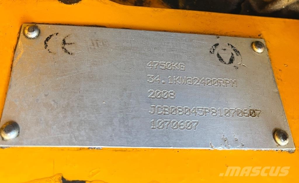JCB 8045 ZTS Mini ekskavatörler, 7 tona dek