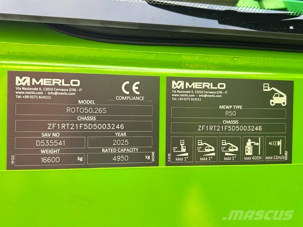 Merlo Roto 50.26 S Teleskopik yükleyiciler