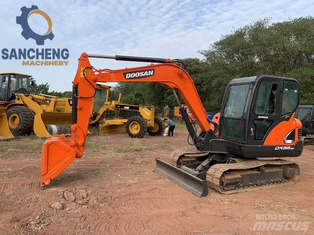 Doosan DX 55 Mini ekskavatörler, 7 tona dek