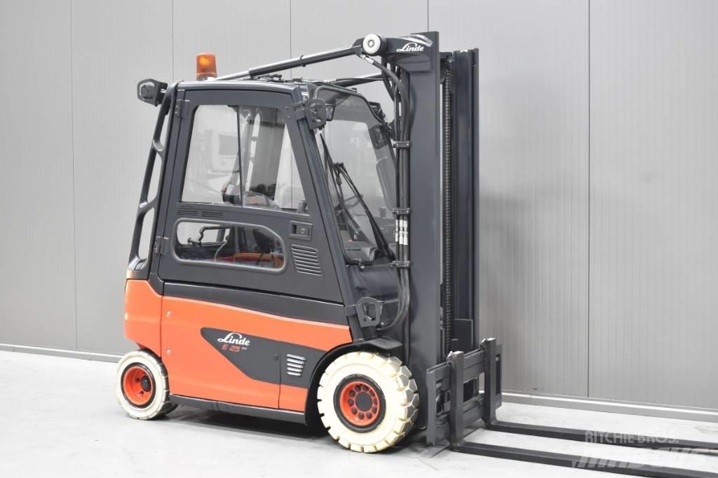 Linde E 25 Elektrikli forkliftler