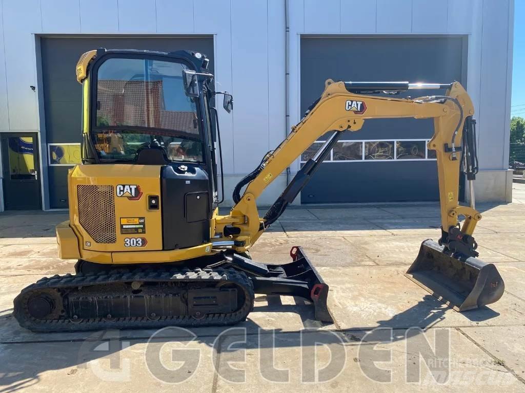 CAT 303 - 3 Buckets Mini ekskavatörler, 7 tona dek