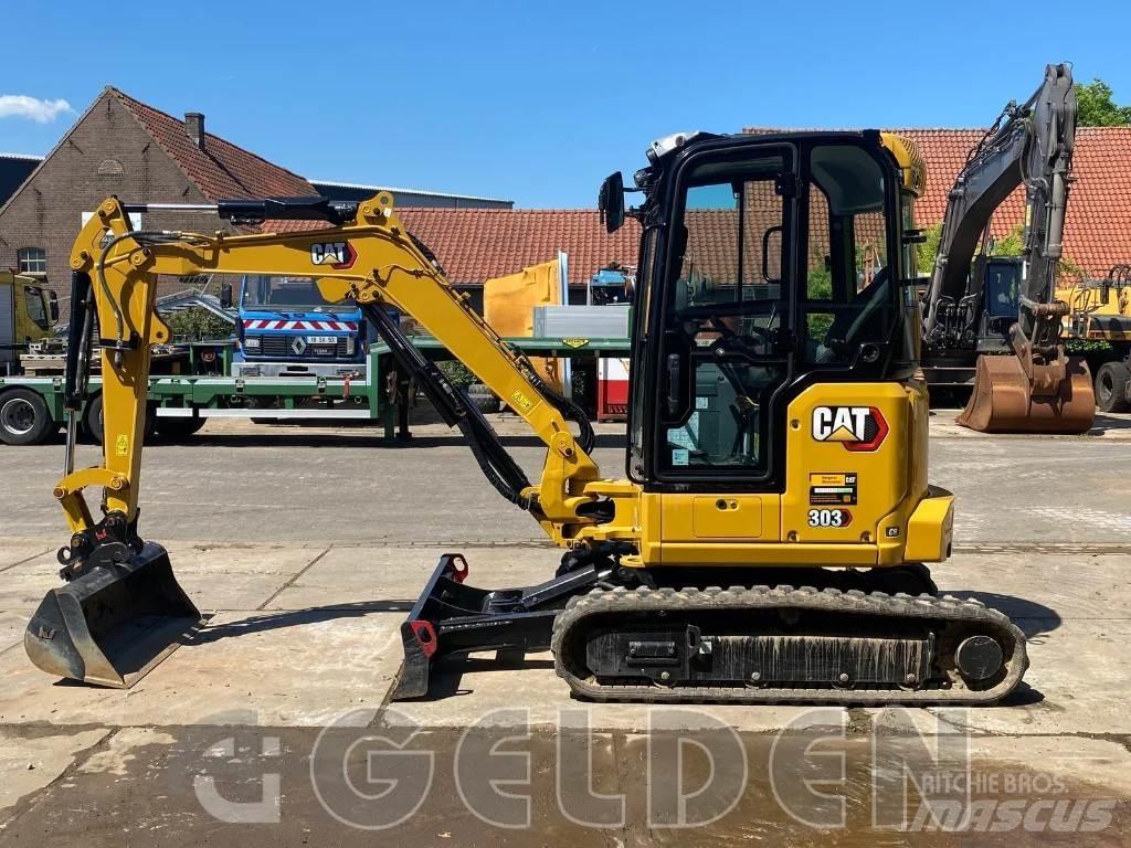 CAT 303 - 3 Buckets Mini ekskavatörler, 7 tona dek