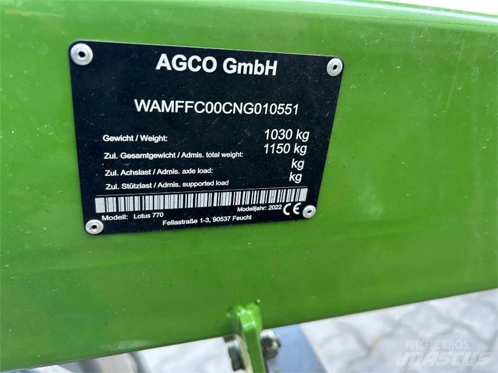 Fendt Lotus 770 Kombine tirmiklar