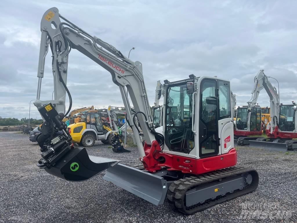 Takeuchi TB350R Mini ekskavatörler, 7 tona dek