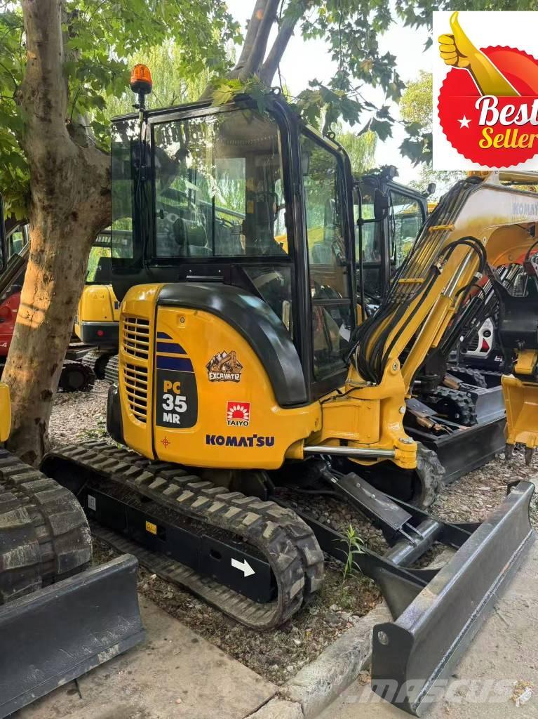 Komatsu PC 35 MR Mini ekskavatörler, 7 tona dek