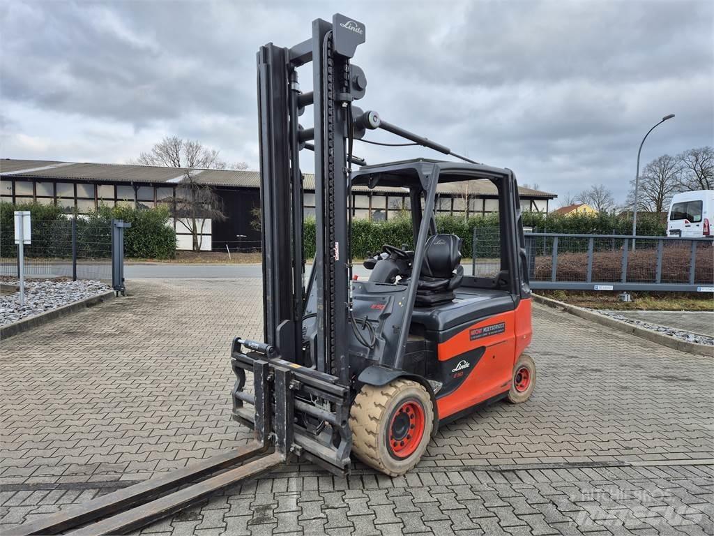Linde E50HL Elektrikli forkliftler