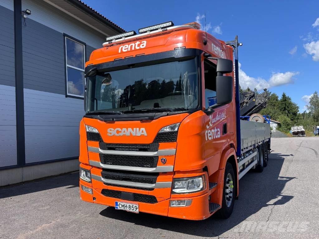 Scania G 410 Araç üzeri vinçler