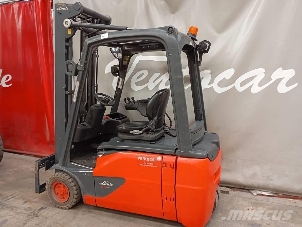 Linde E 16 Elektrikli forkliftler