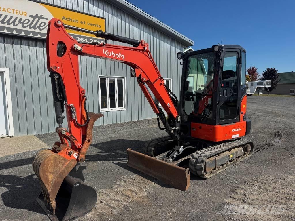 Kubota KX 033-4 Mini ekskavatörler, 7 tona dek